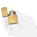 Запалка Zippo 240 - Brushed Brass Vintage with Slashes