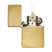 Запалка Zippo 240 - Brushed Brass Vintage with Slashes