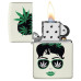 Запалка Zippo Cannabis Design Design Glow in the Dark 49837