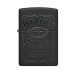 Комплект запалка и калъф Zippo Jack Daniels Black Matte 48460
