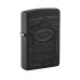 Комплект запалка и калъф Zippo Jack Daniels Black Matte 48460