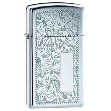 Запалка Zippo 1652 Venetian Polished Chrome, Slim