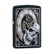 Запалка Zippo 29854 Skull Clock Design