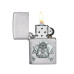 Запалка Zippo Card Skull 3D Emblem 49293