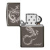 Запалка Zippo Chinese Dragon Design, Black Ice Finish 49030