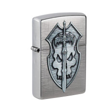 Запалка Zippo Medieval Sword and Shield Skull 48372
