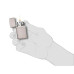 Запалка Zippo 1600 Brushed Chrome, Slim