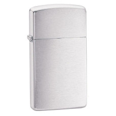 Запалка Zippo 1600 Brushed Chrome, Slim