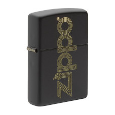 Запалка Zippo 49598 Matte Black Zippo Logo