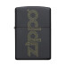 Запалка Zippo 49598 Matte Black Zippo Logo
