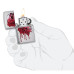 Запалка Zippo Red Skull Design 49603