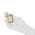 Запалка Zippo 1654B Polished Brass, Slim
