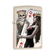 Запалка Zippo Skull, King, Queen Beauty