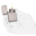 Запалка Zippo 162 Armor Brushed Chrome