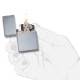 Запалка Zippo 230 - Brushed Chrome Vintage with Slashes