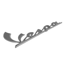 Передня емблема Vespa 100x32 мм
